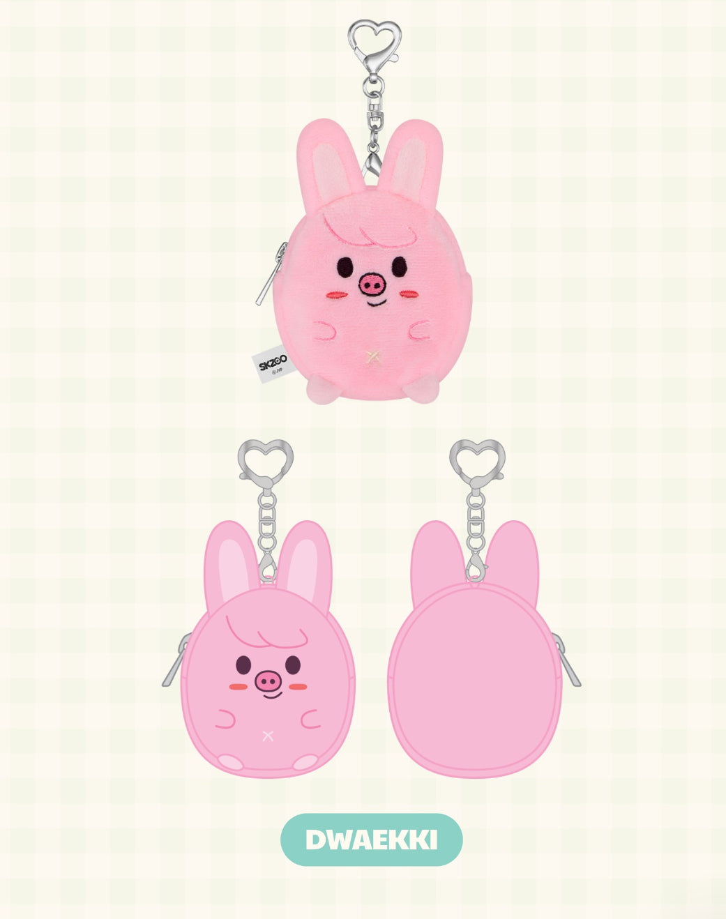 STRAY KIDS PLUSH COIN POUCH - ZOOTOPIA2 | SKZOO