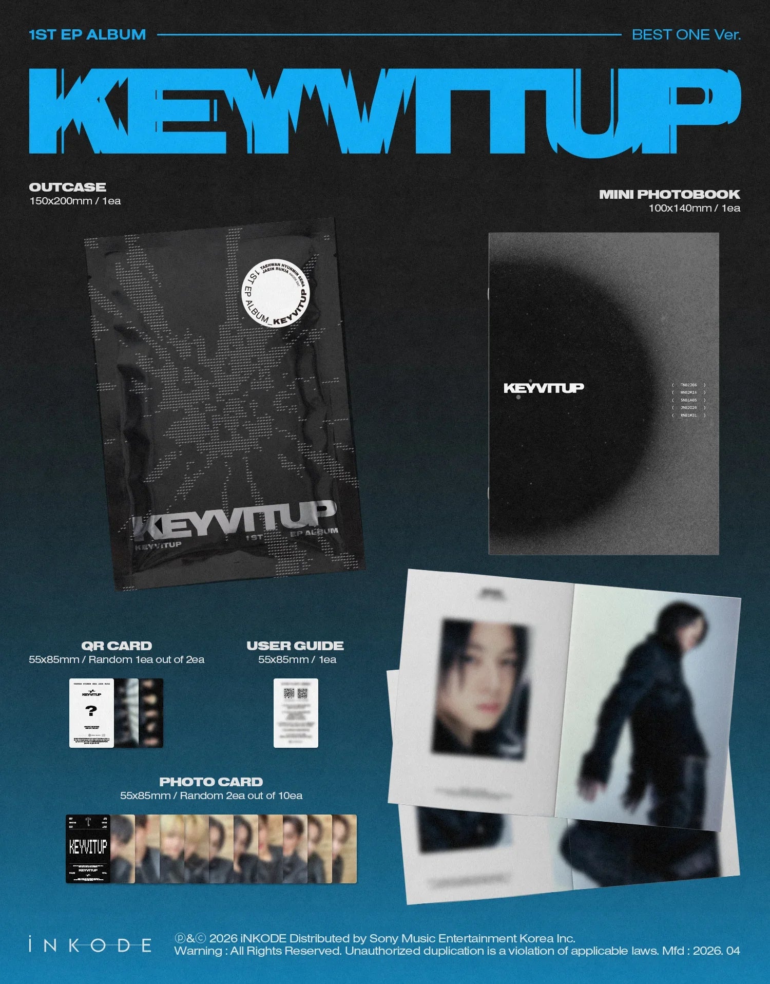 KEYVITUP 1ST EP [KEYVITUP] BEST ONE VER.