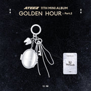 ATEEZ  MIRROR KEYRING [GOLDEN HOUR : Part.2 Official MD]
