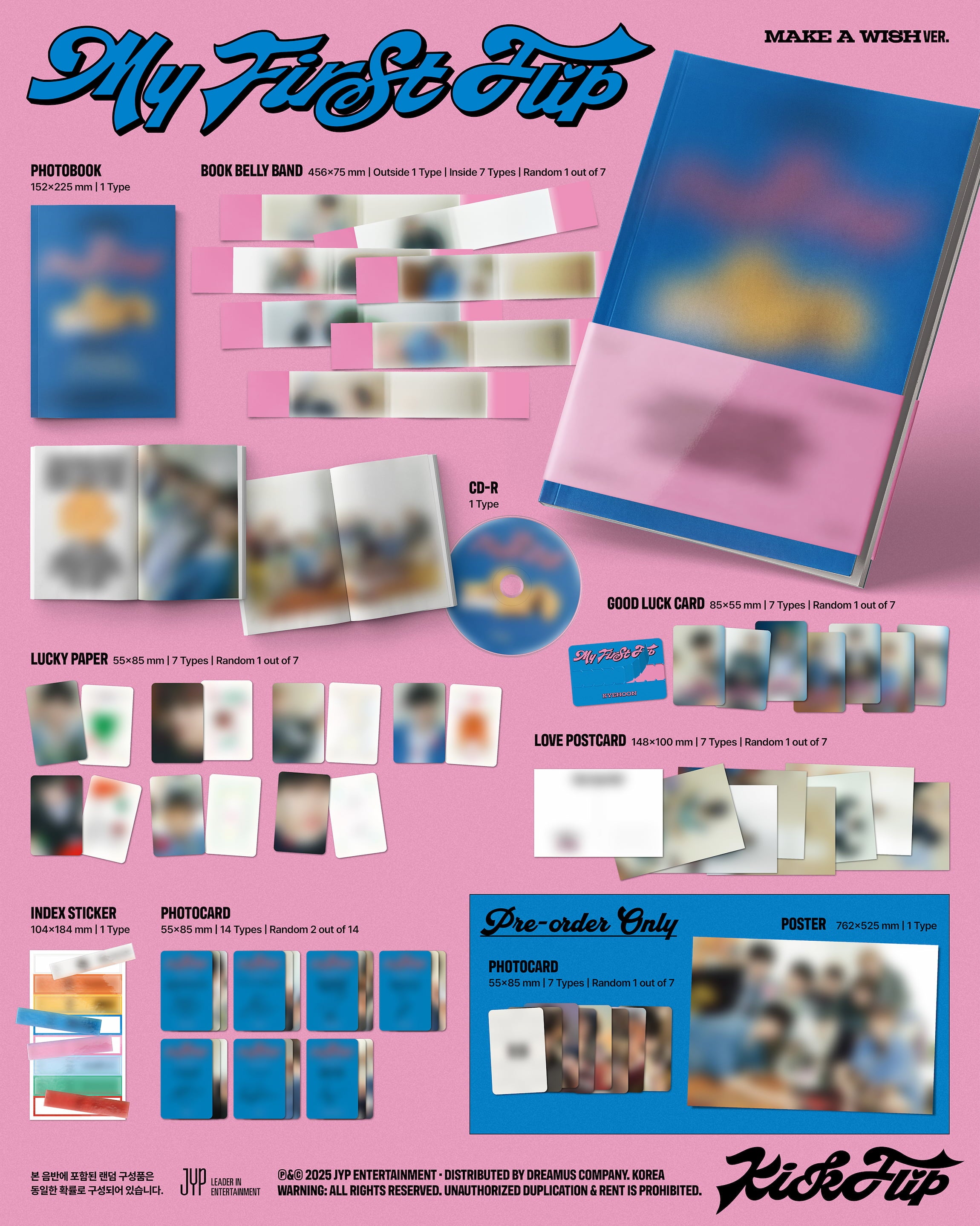 KICKFLIP MINI 3RD ALBUM [MY FIRST FLIP] + POB