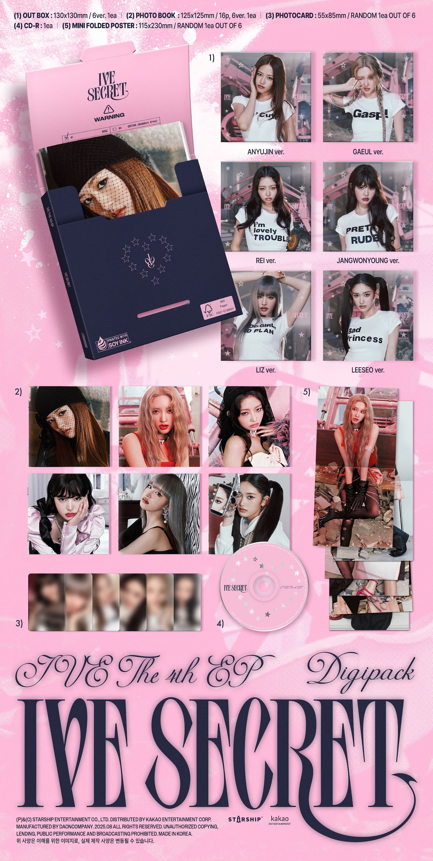 IVE THE 4TH EP [IVE SECRET] DIGIPACK VER.