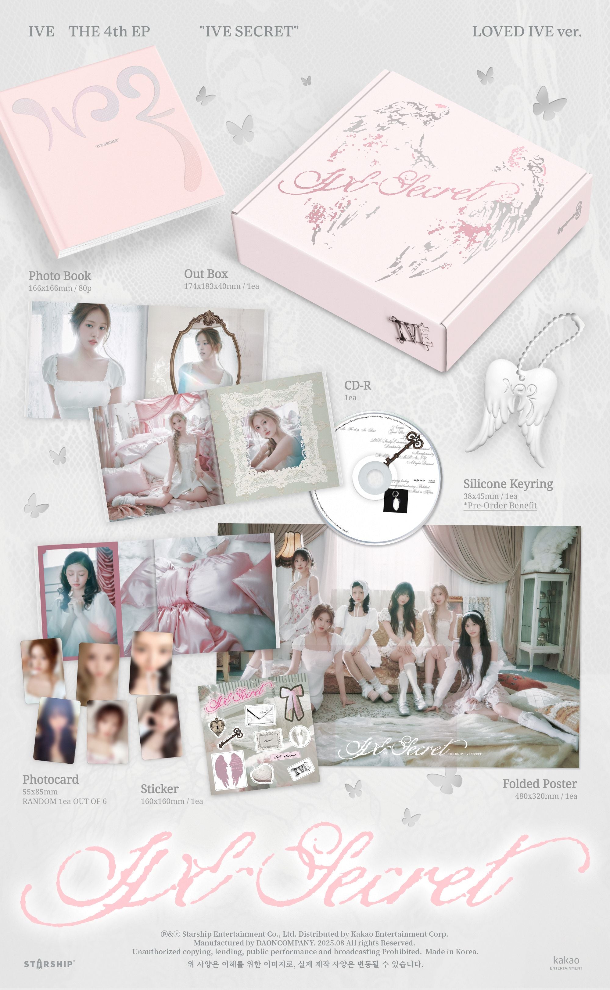 IVE THE 4TH EP [IVE SECRET] LOVED IVE VER.