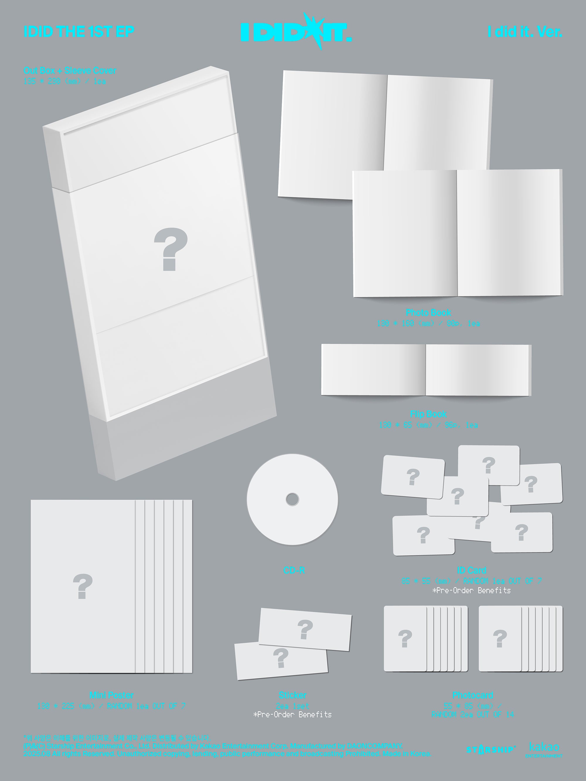IDID 1ST EP [I DID IT] I DID IT VER.