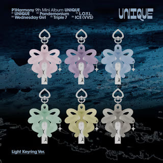 P1HARMONY 9TH MINI ALBUM [UNIQUE] LIGHTKEYRING VER.