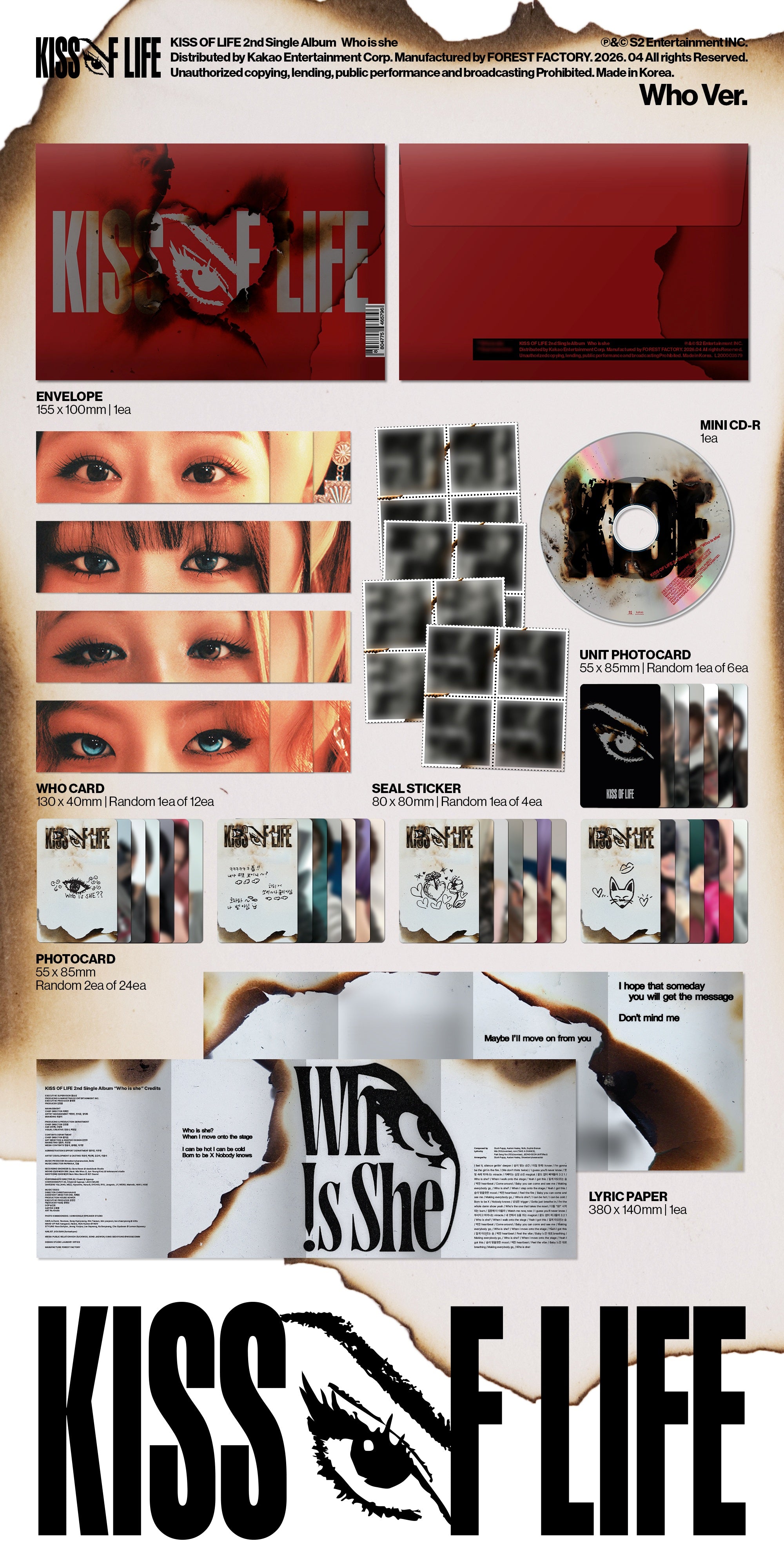 KISS OF LIFE 2ND SINGLE [WHO IS SHE] WHO VER.