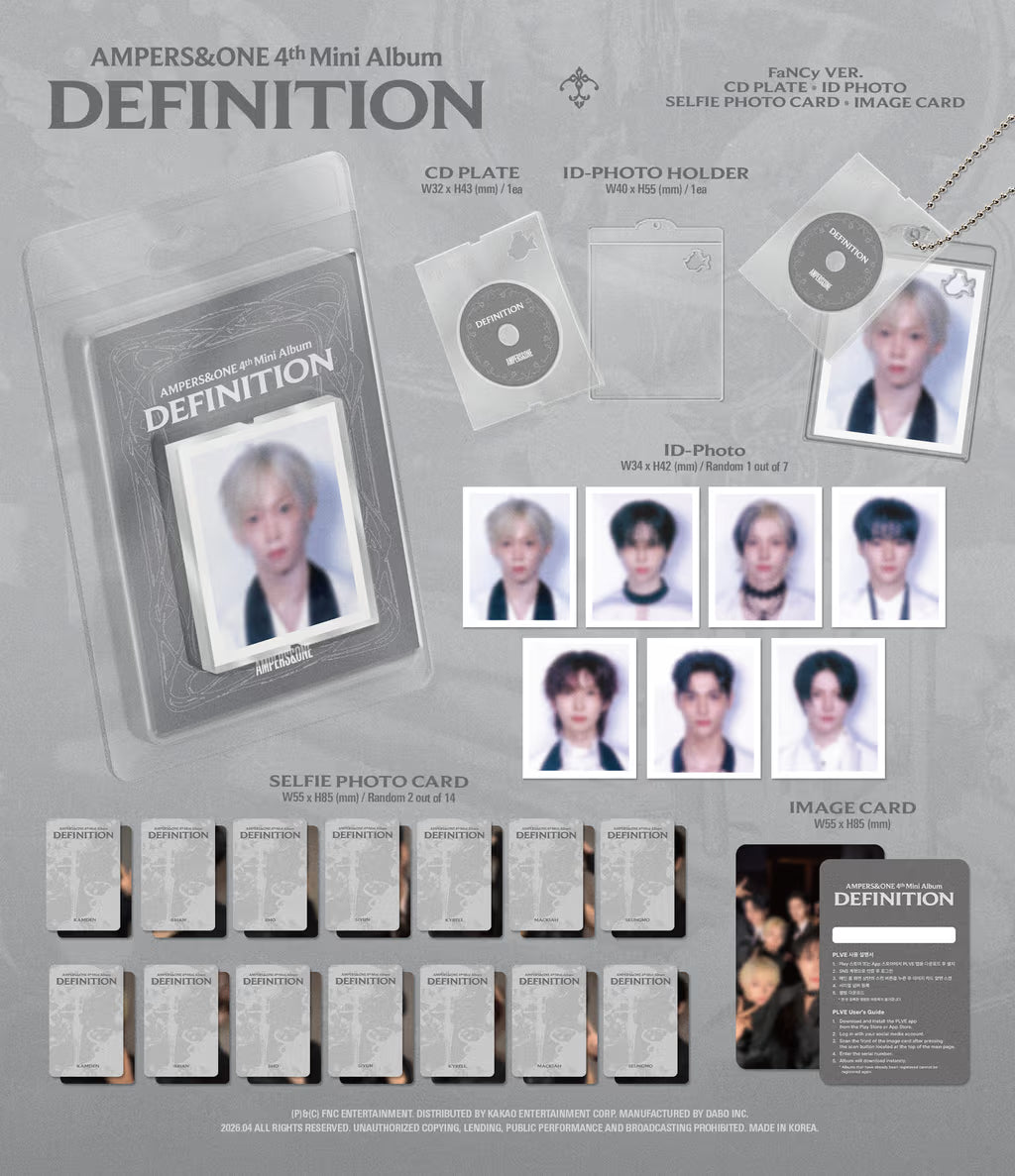 AMPERSANDONE 4TH MINI ALBUM [DEFINITION] FaNCy VER. (PLVE)