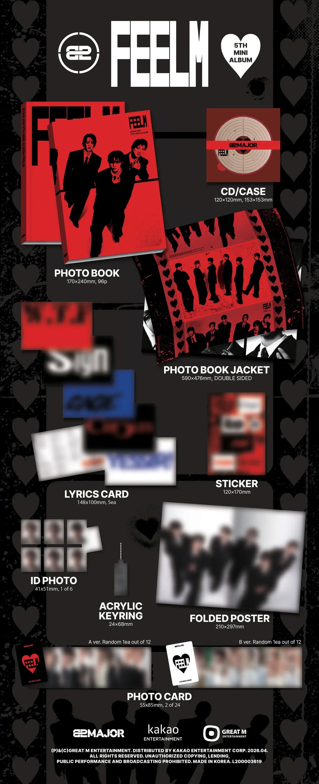 82 MAJOR 5TH MINI ALBUM [FEELM]