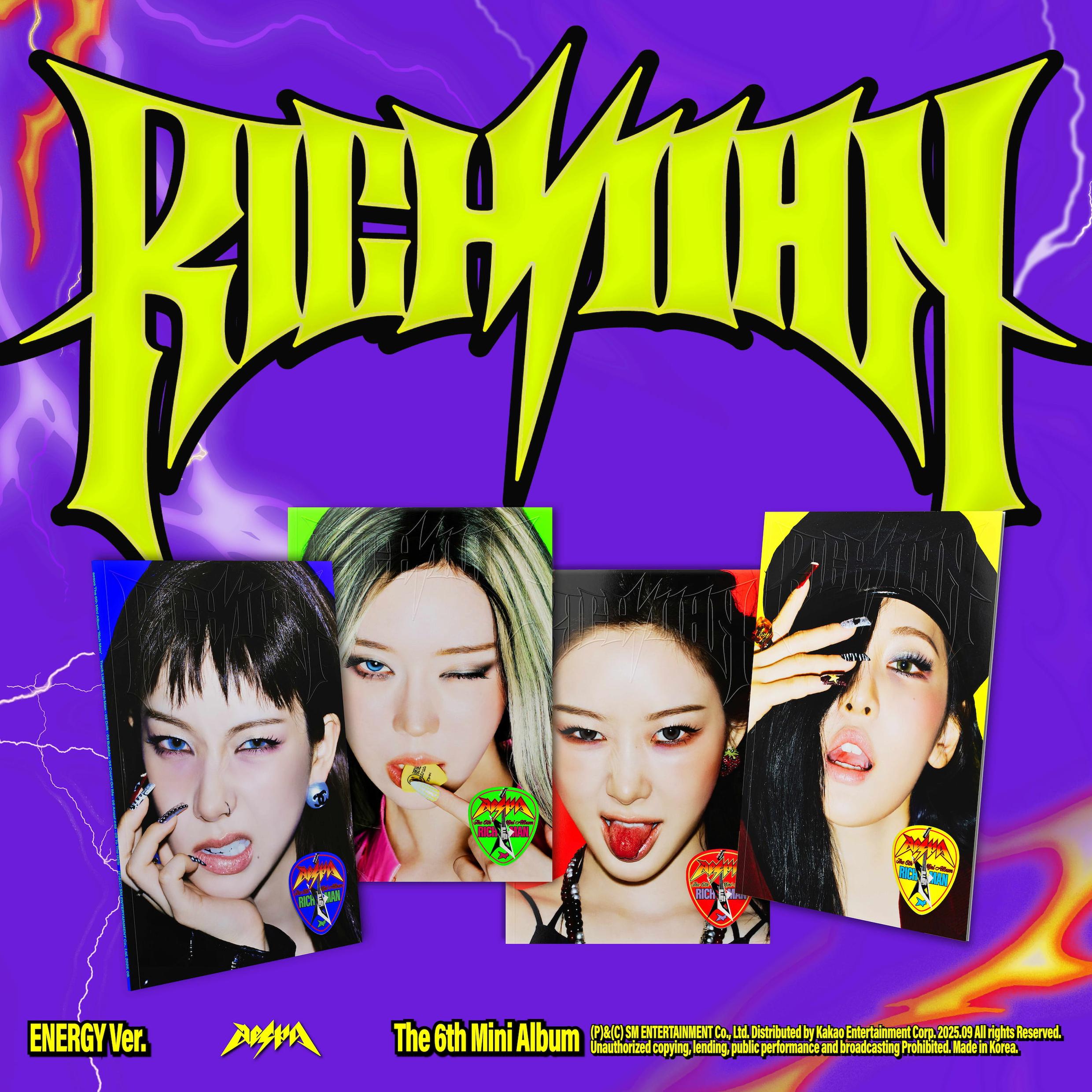 AESPA MINI 6TH ALBUM [RICH MAN] ENERGY VER.