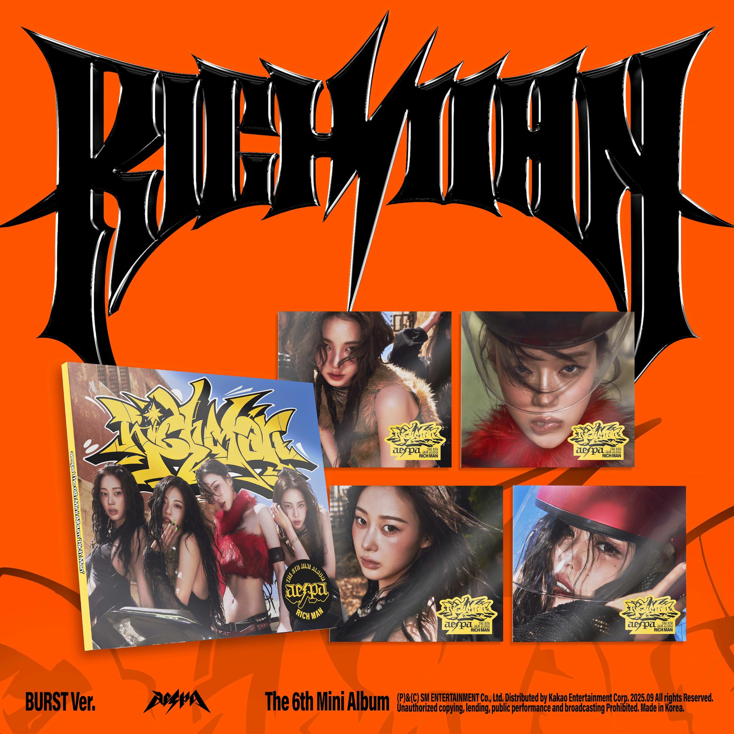 AESPA MINI 6TH ALBUM [RICH MAN] BURST VER.