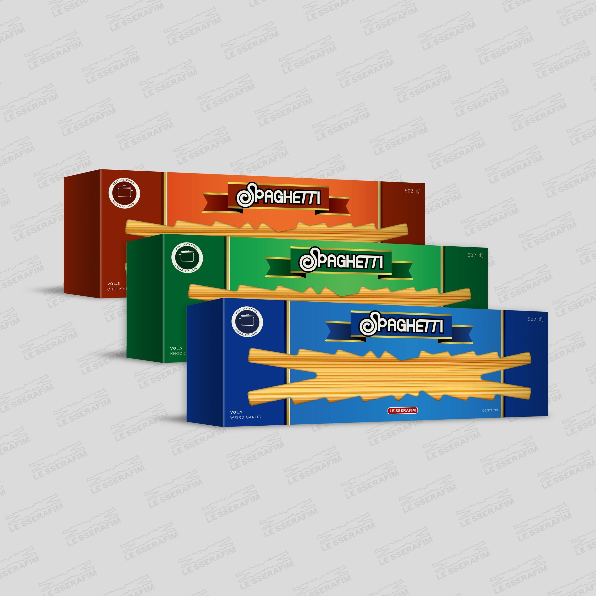 LE SSERAFIM 1ST SINGLE ALBUM [SPAGETTI]