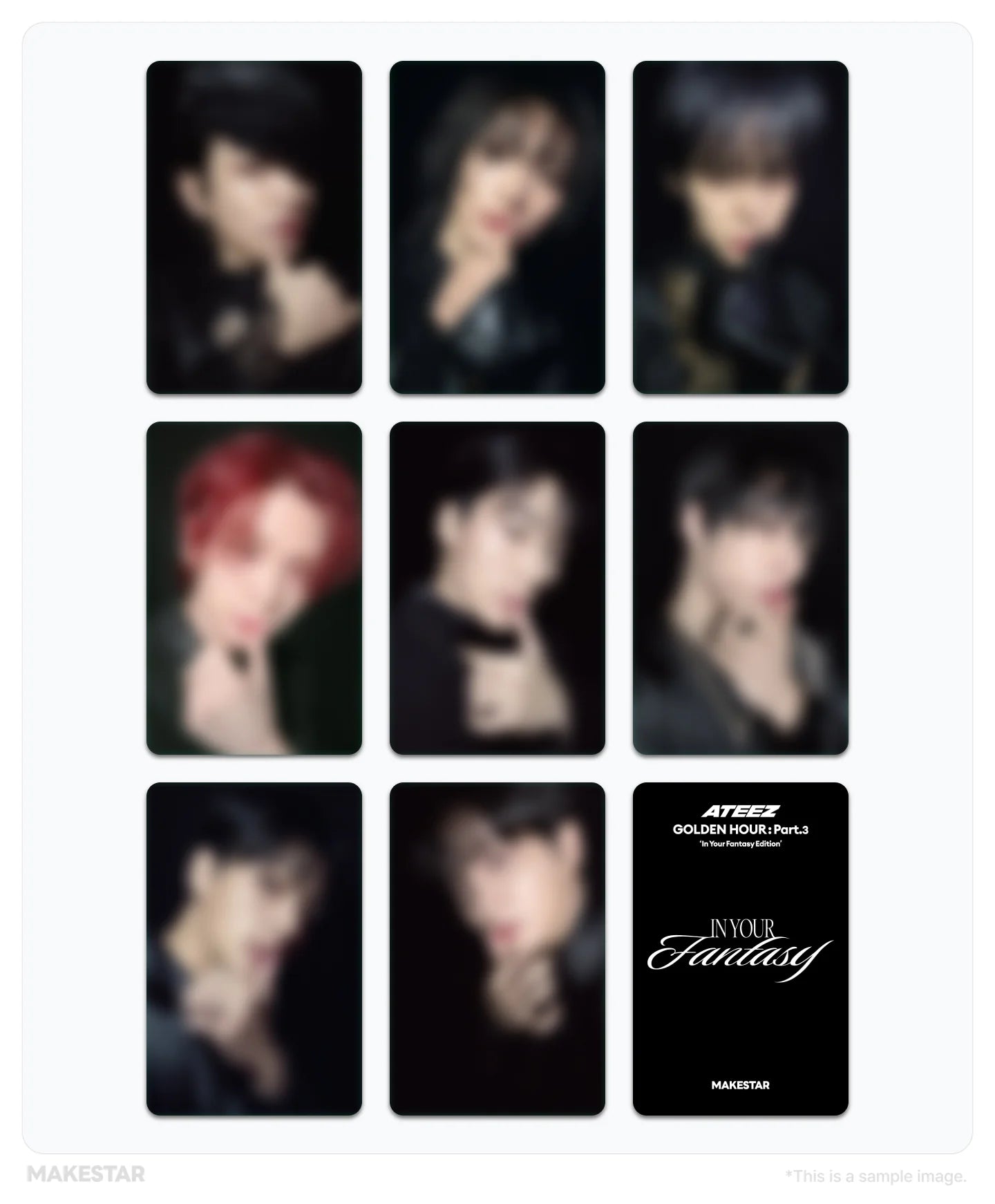 ATEEZ - GOLDEN HOUR : PART.3 IN YOUR FANTASY EDITION FANTASY VER (LIMITED EDITION) MAKESTAR GIFT