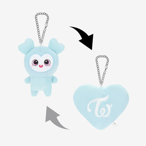 TWICE JAPAN BABY LOVELYS REVERSIBLE BAG CHARM