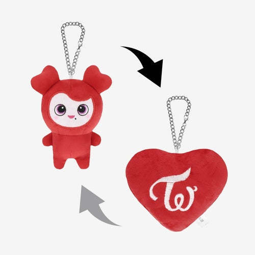 TWICE JAPAN BABY LOVELYS REVERSIBLE BAG CHARM