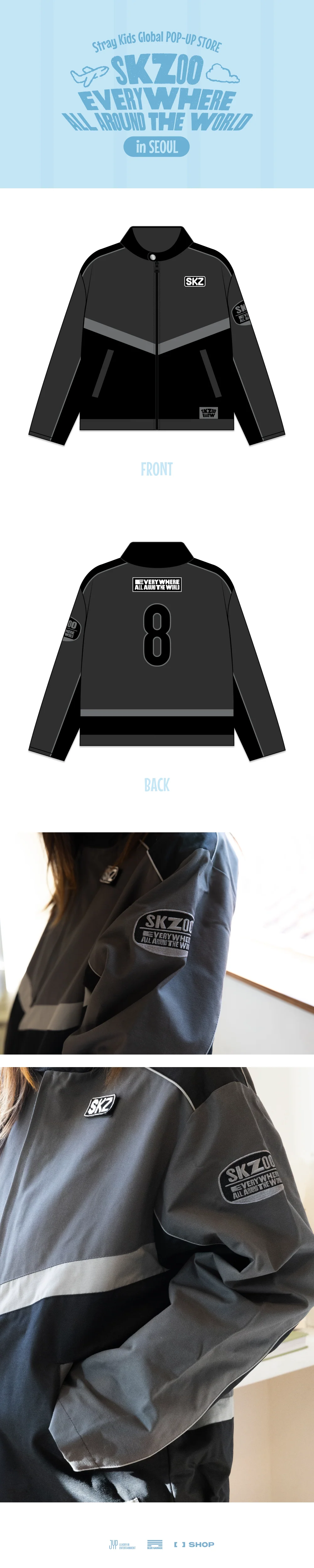 STRAYKIDS [SKZ EVERYWHERE ALL AROUND THE WORLD IN SEOUL] RACING JACKET SEOUL VER.