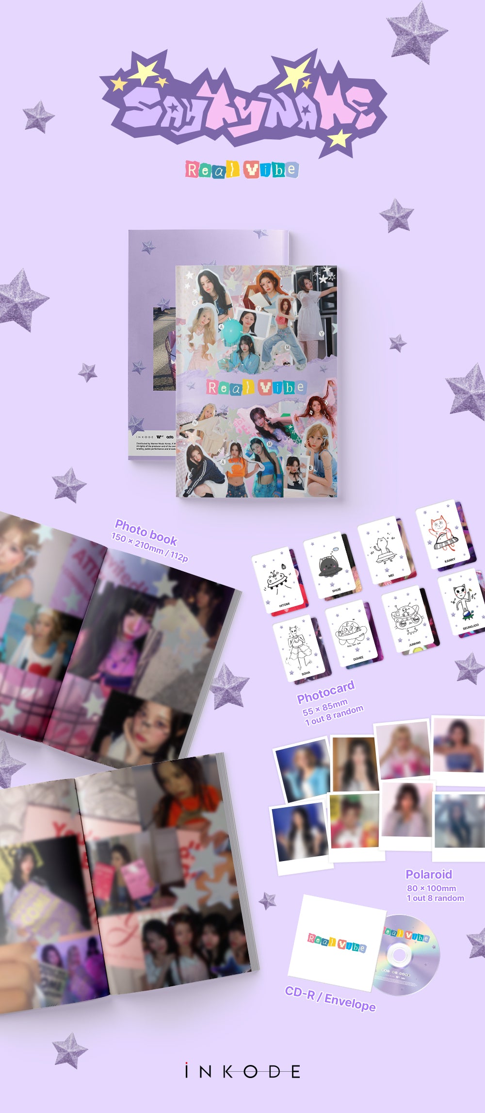 SAY MY NAME 3RD EP ALBUM [&OUR VIBE] (REAL VIBE VER.)