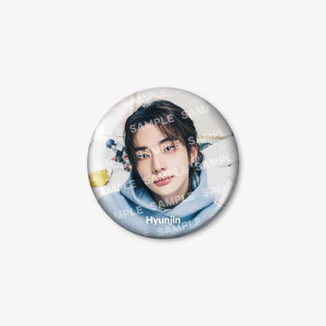 STRAYKIDS WOLRD TOUR [RUN IT JAPAN] OFFICIAL MD PHOTO BADGE HYUNJIN