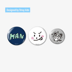 STRAYKIDS WOLRD TOUR [RUN IT JAPAN] OFFICIAL MD BADGE SET (3 PIECES) HAN