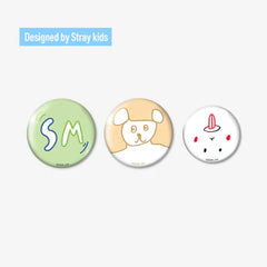 STRAYKIDS WOLRD TOUR [RUN IT JAPAN] OFFICIAL MD BADGE SET (3 PIECES) SEUNGMIN