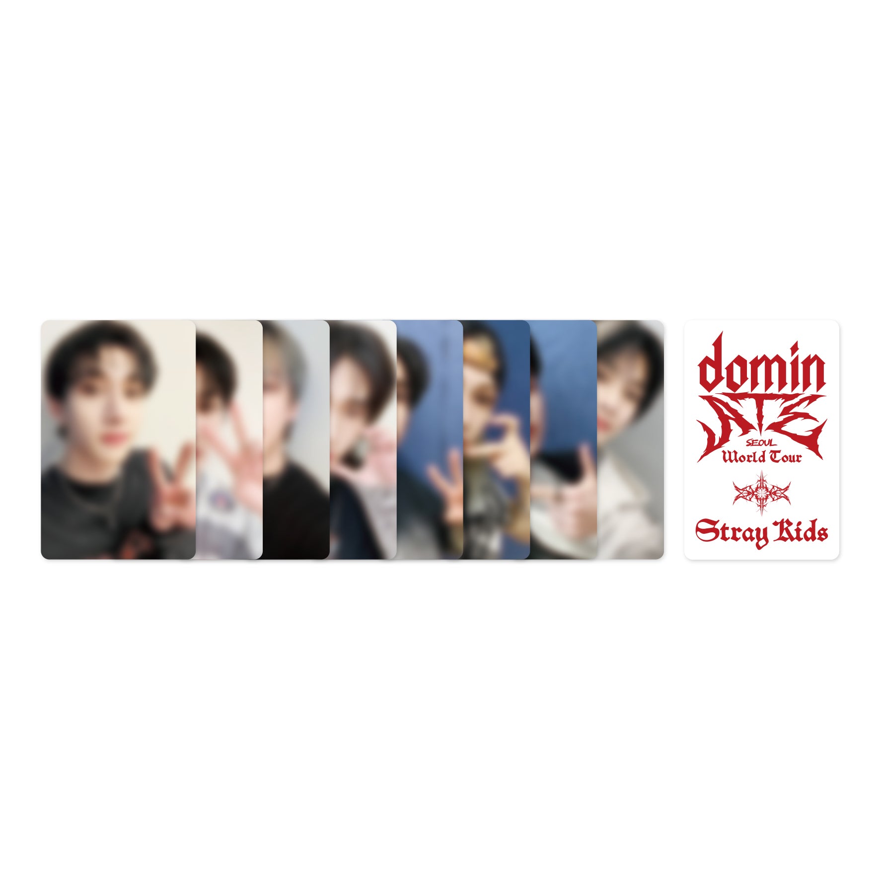 STRAYKIDS WORLD TOUR <dominATE SEOUL> Blu-ray + POB (1SET OF 8 PHOTOCARD)