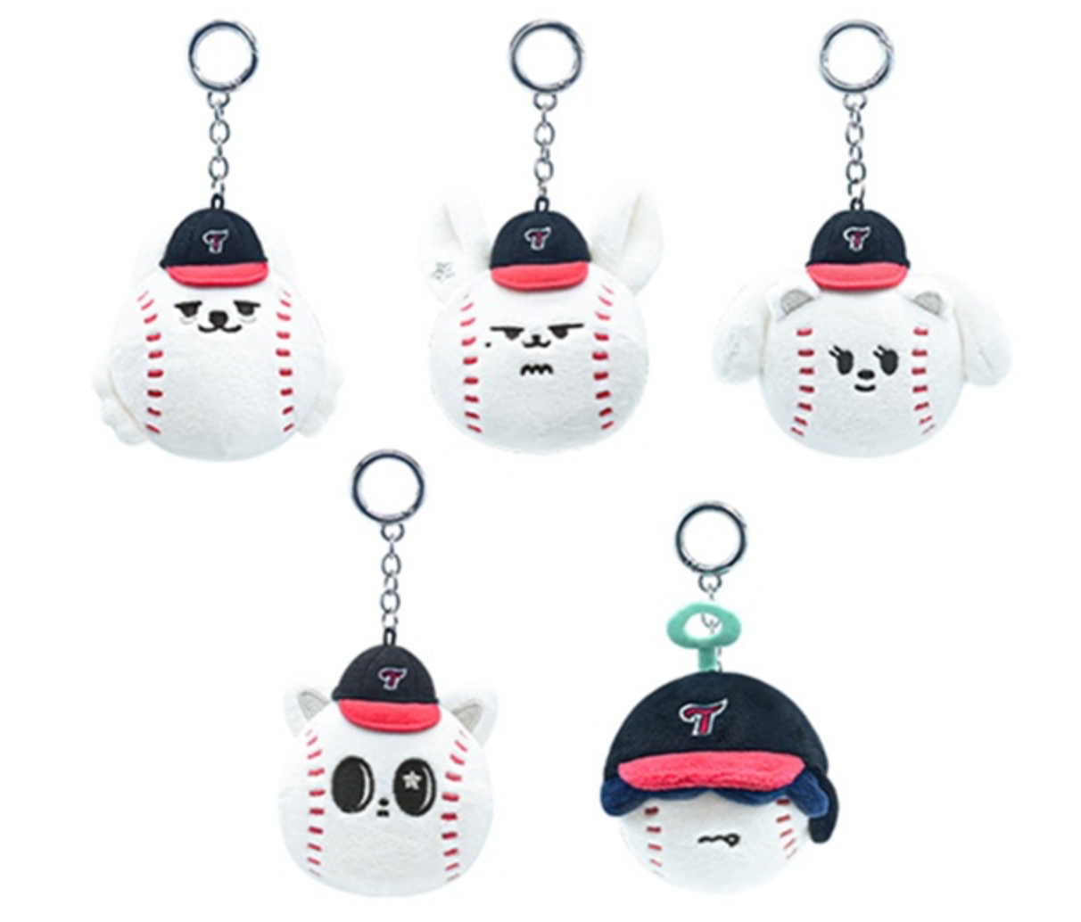 TOMORROW X TOGETHER PPULBATU X LG TWINS MD Face Plush Keyring