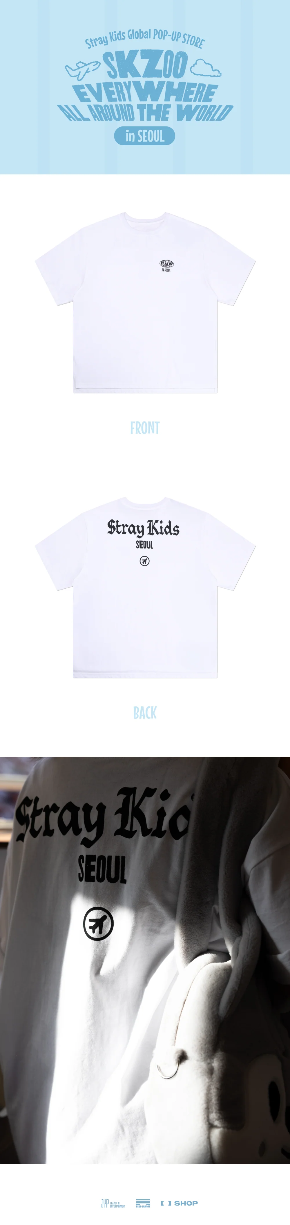 STRAYKIDS [SKZ EVERYWHERE ALL AROUND THE WORLD IN SEOUL] T-SHIRT SEOUL VER.