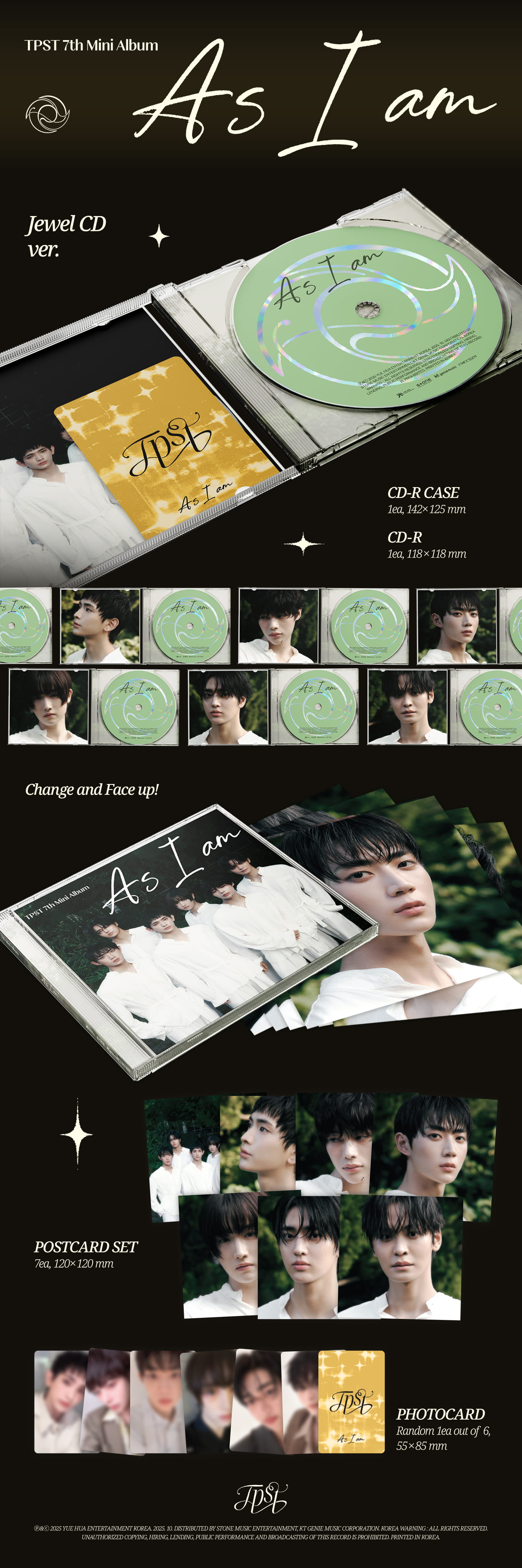 TEMPEST 7TH MINI ALBUM [AS I AM] JEWEL VER.