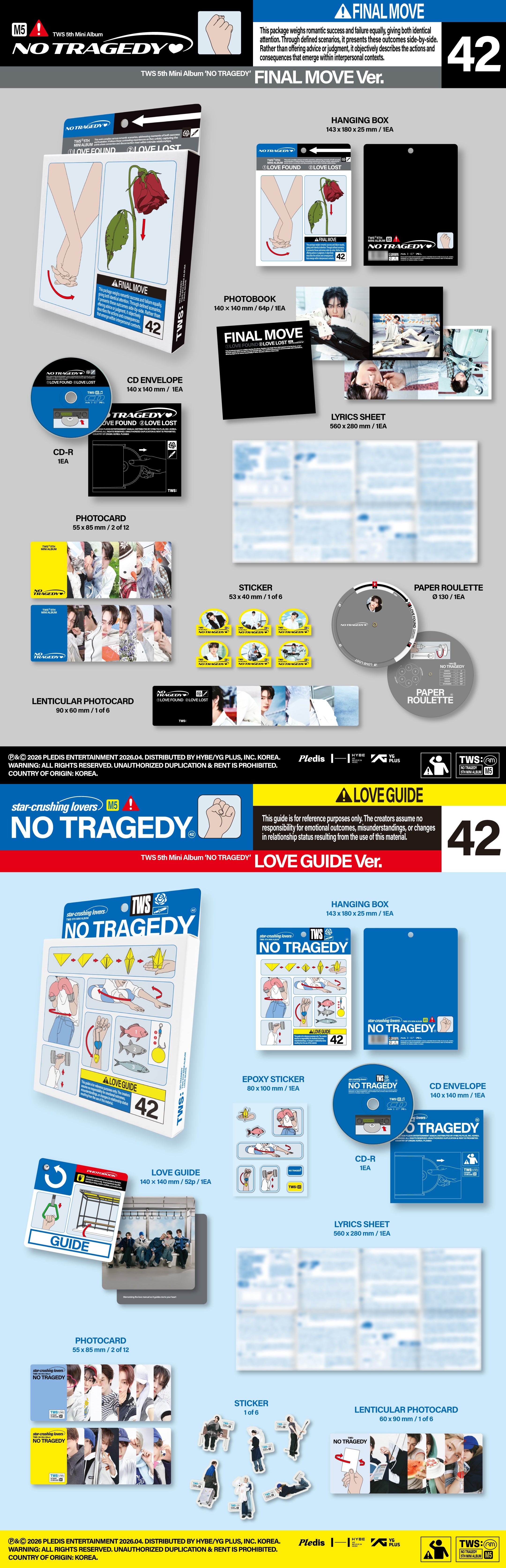 TWS 5TH MINI ALBUM [NO TRAGEDY]