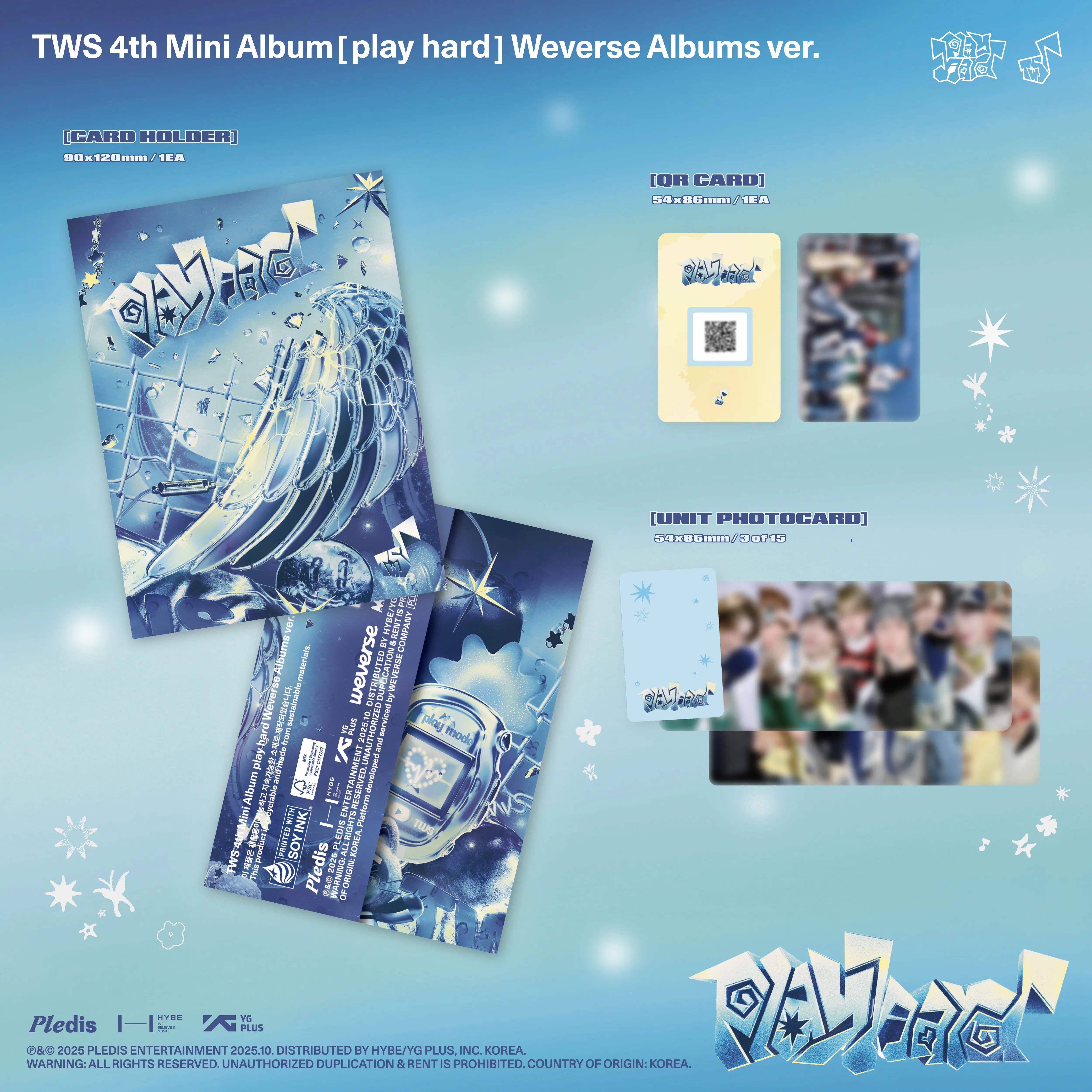 TWS 4TH MINI ALBUM [PLAY HARD] WEVERSE ALBUM VER.