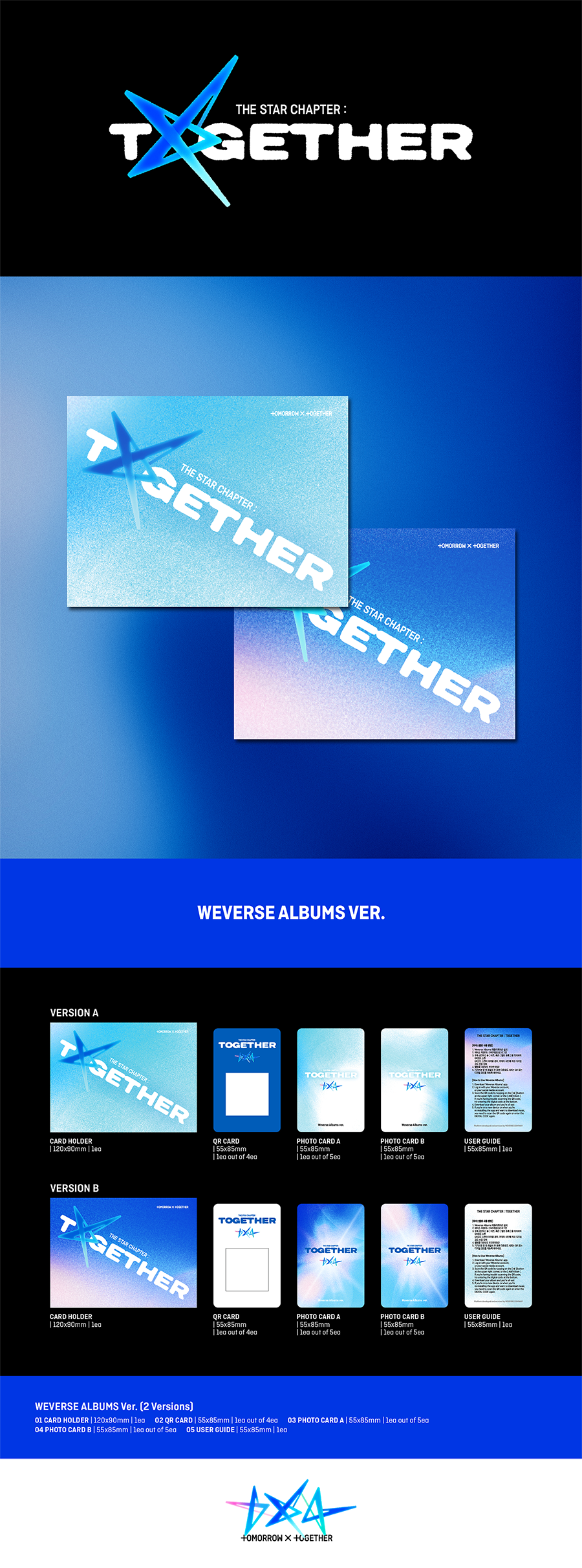 TXT 4TH MINI STAR CHAPTER [TOGETHER] WEVERSE VER.