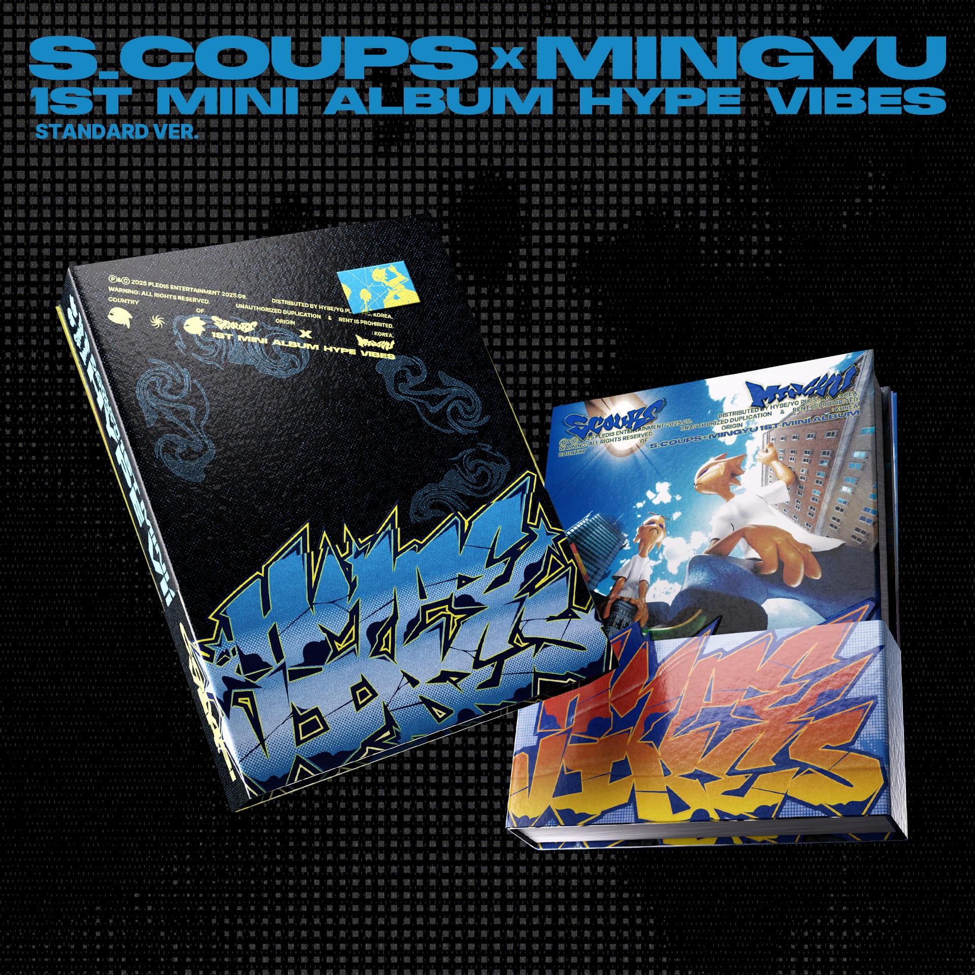 S.COUPS x MINGYU 1ST MINI ALBUM [ HYPE VIBES ] STANDARD VER. + WEVERSE POB