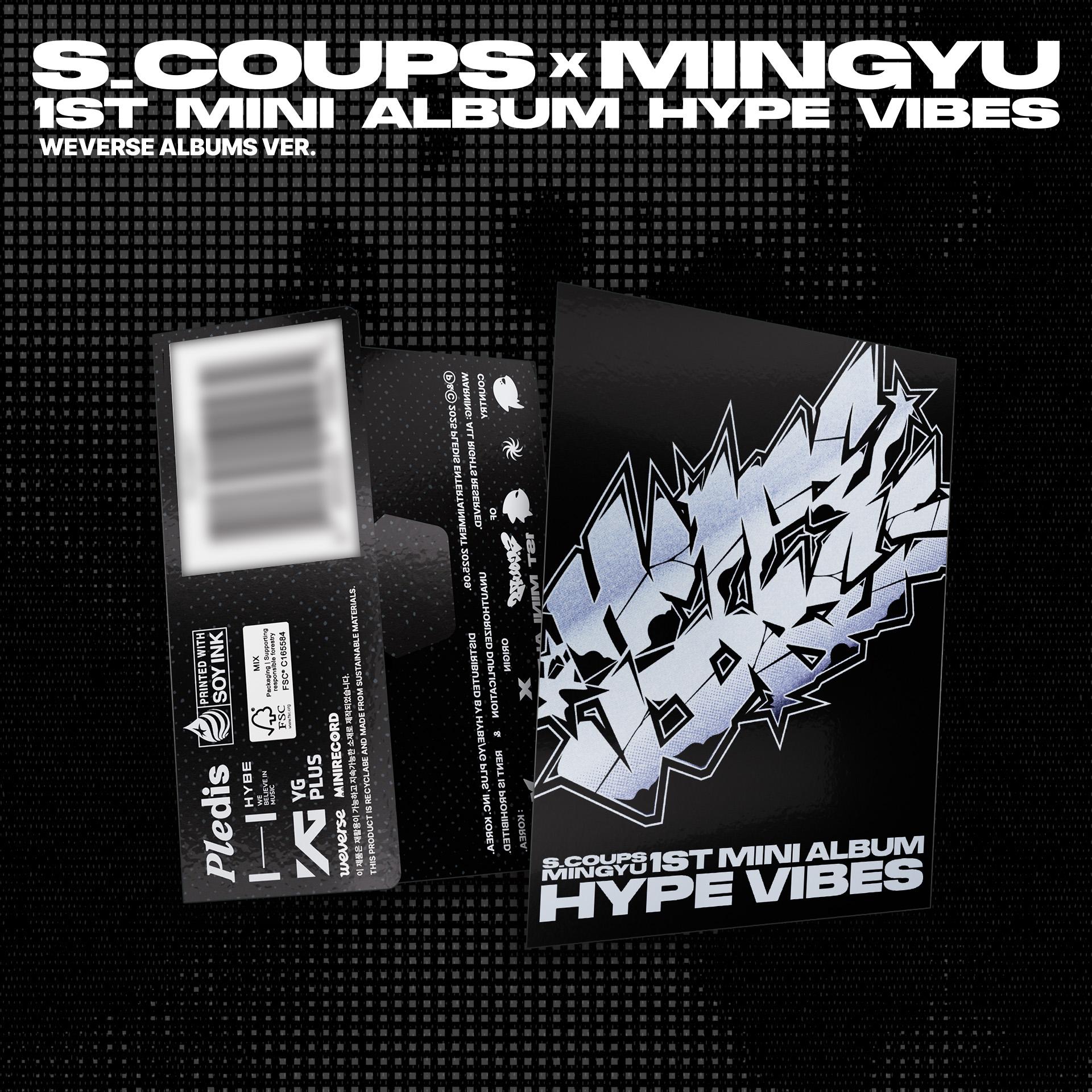 S.COUPS x MINGYU 1ST MINI ALBUM [ HYPE VIBES ] WEVERSE VER. + WEVERSE POB