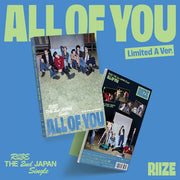 RIIZE 2ND JAPANESE ALBUM [ALL OF YOU] LIMITED A EDITION 【CD MAXI】【+DVD】