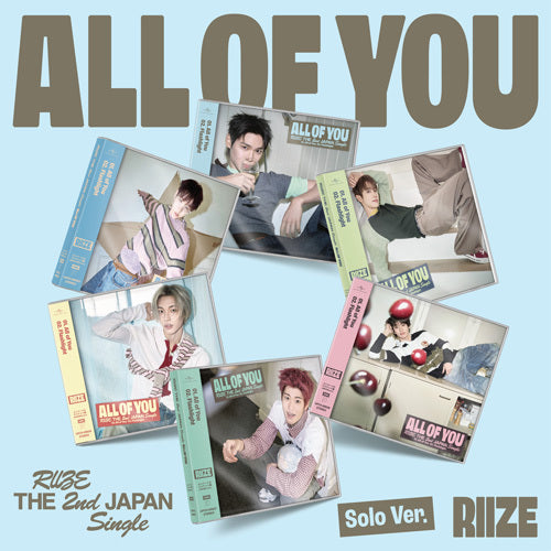 RIIZE 2ND JAPANESE ALBUM [ALL OF YOU] SOLO EDITION [CD MAX]