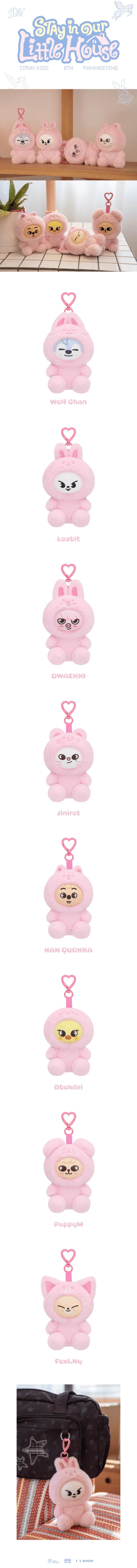 STRAYKIDS 6TH FANMEETING [STAY IN OUR LITTLE HOUSE] SKZOO PLUSH TOY Ver.