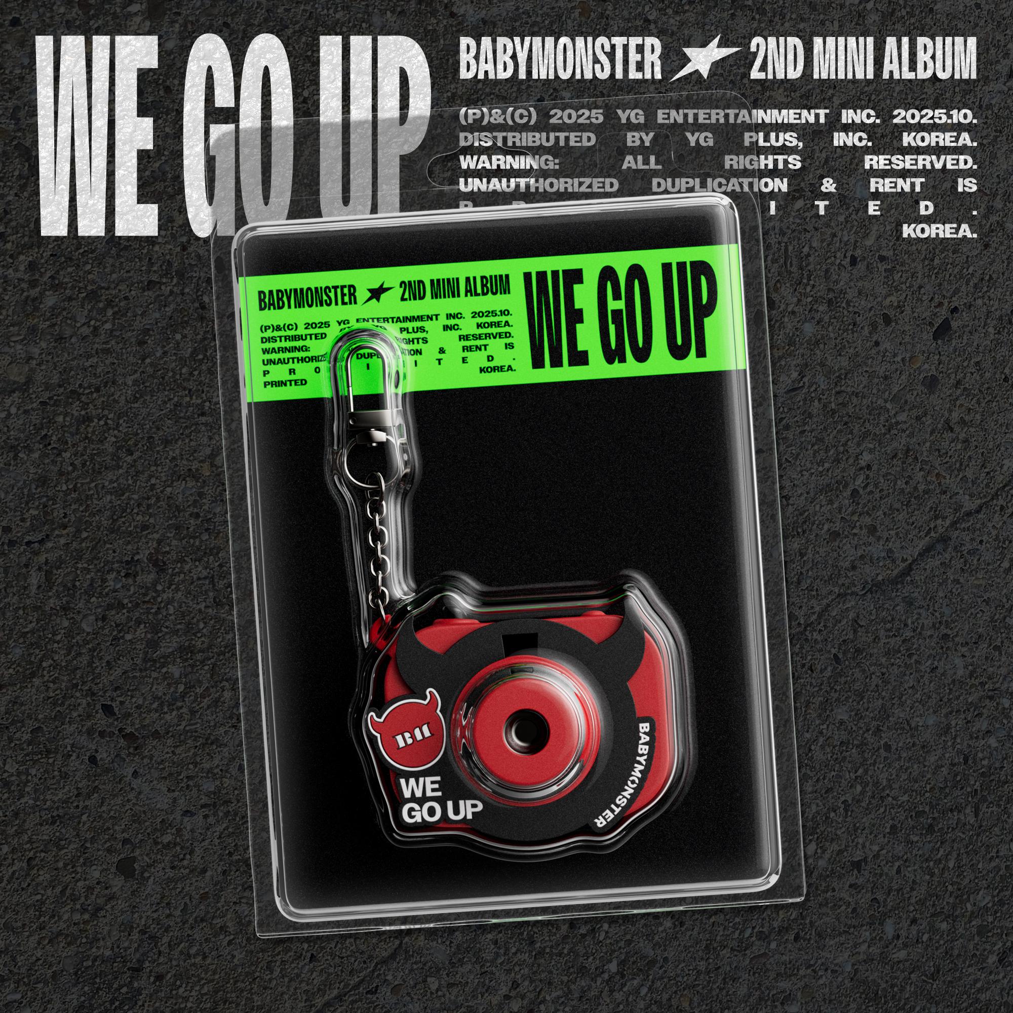 BABYMONSTER 2ND MINI ALBUM [WE GO UP] MINI BEAM KEYRING VER.