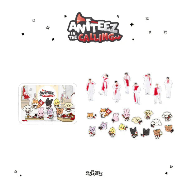 ATEEZ ANITEEZ IN THE CALLING OFFICIAL MD TIN CASE STICKER SET