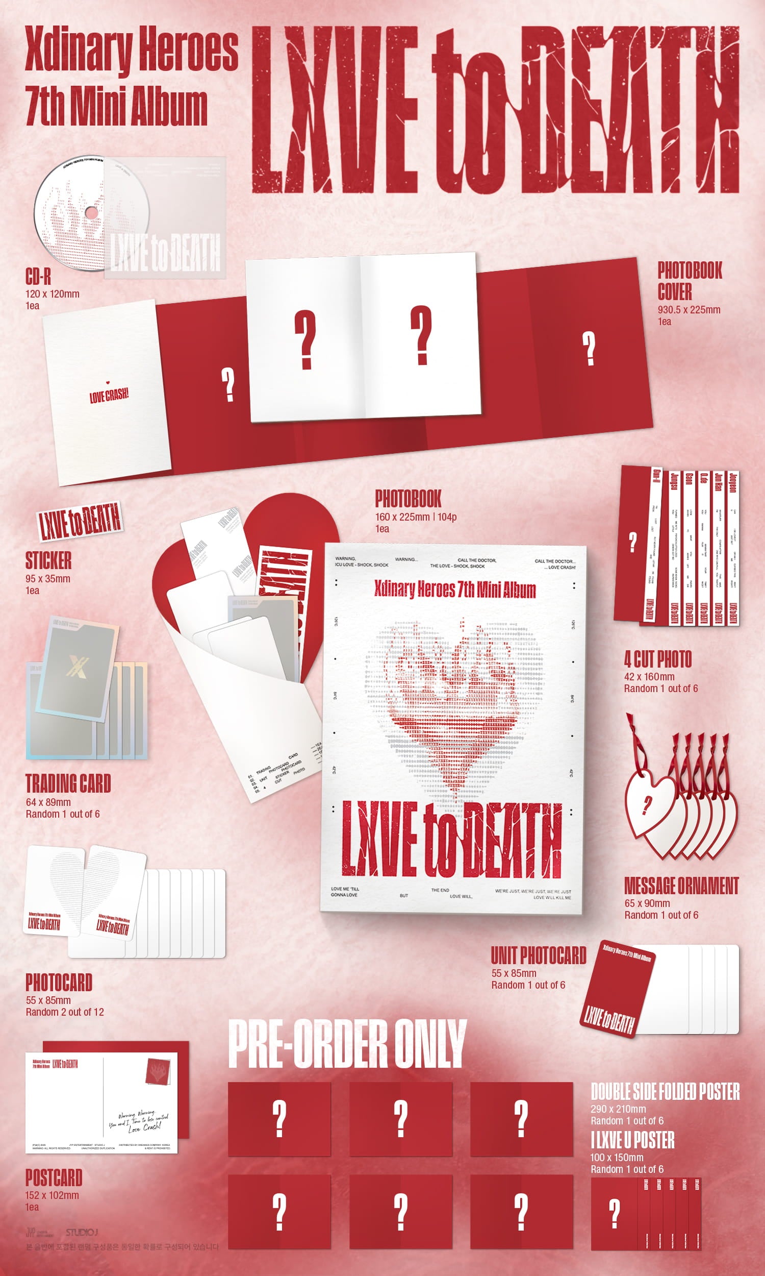 XDINARY HEROES 7TH MINI ALBUM [LXVE to DEATH] PHOTOBOOK VER.