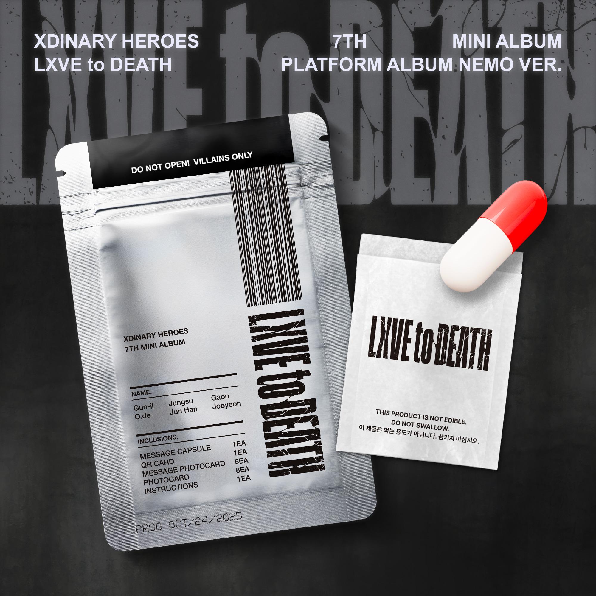 XDINARY HEROES 7TH MINI ALBUM [LXVE to DEATH] PLATFORM VER.