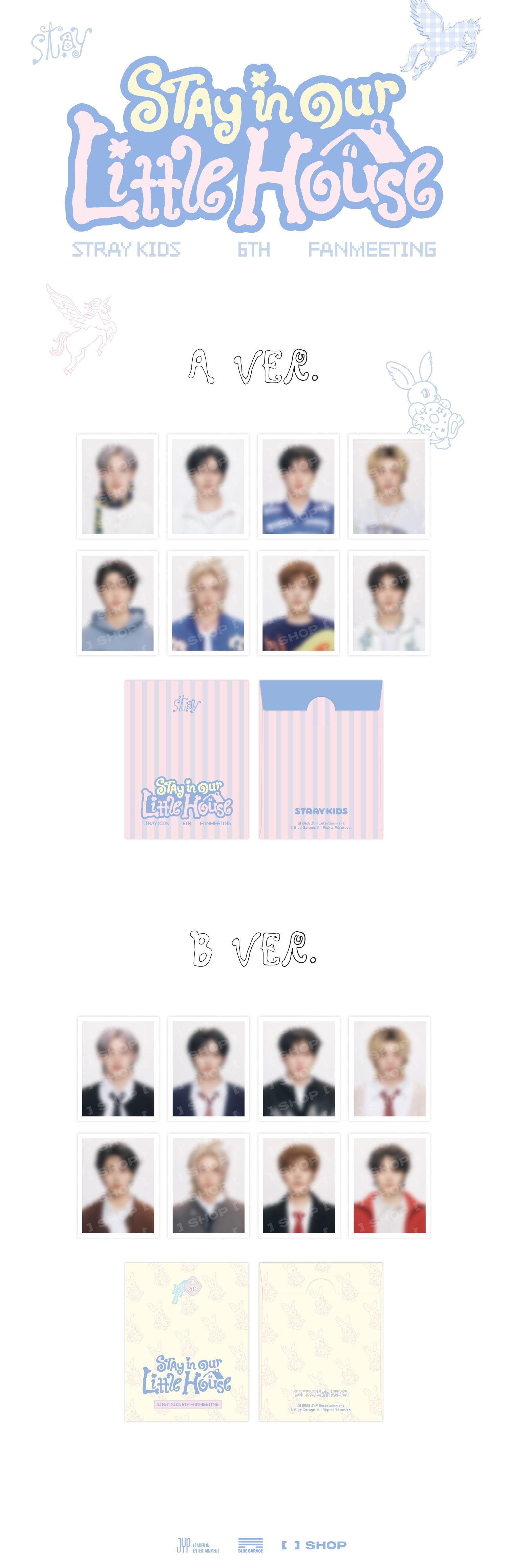 STRAYKIDS 6TH FANMEETING [STAY IN OUR LITTLE HOUSE] ID PHOTO SET