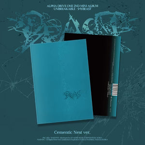 ALPHA DRIVE ONE 2ND MINI ALBUM [UNBREAKABLE : 少年BEAST] CENMENTIC NEST VER.