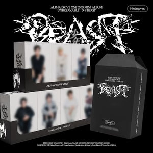 ALPHA DRIVE ONE 2ND MINI ALBUM [UNBREAKABLE : 少年BEAST] HISSING VER.