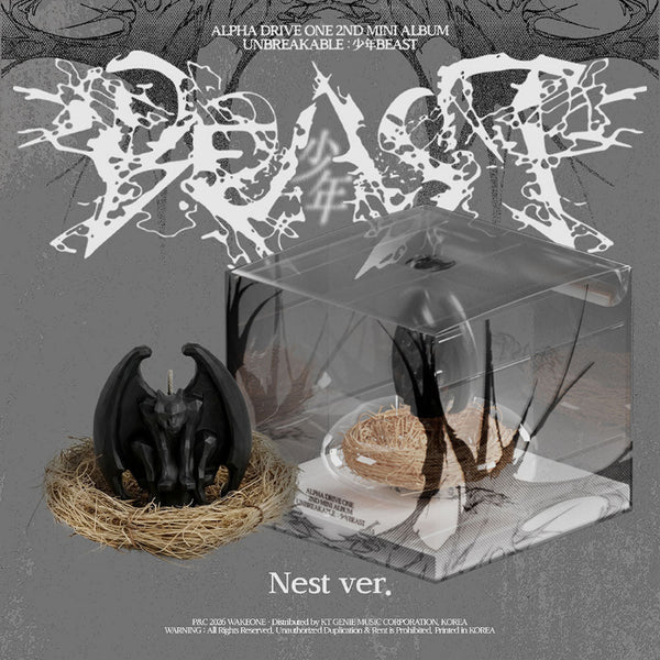 ALPHA DRIVE ONE 2ND MINI ALBUM [UNBREAKABLE : 少年BEAST]  NEST VER. (LIMITED)