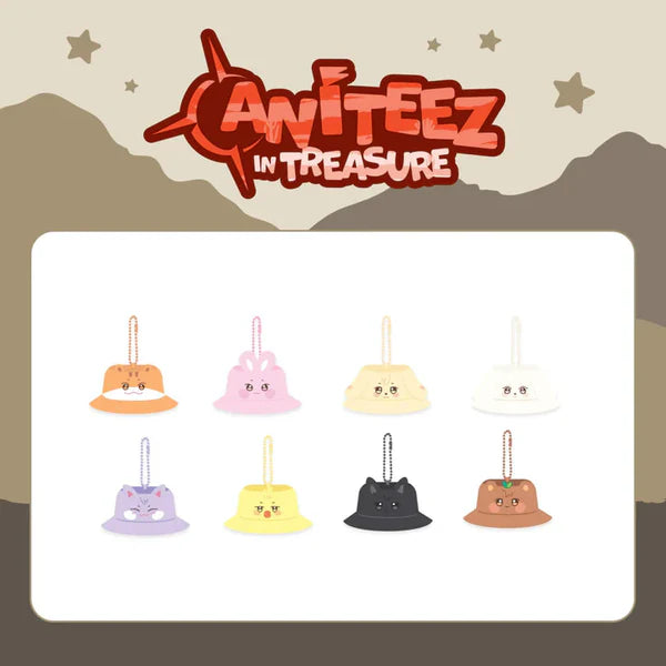 ATEEZ X ANITEEZ [ BUCKET HAT KEYRING ] ANITEEZ IN TREASURE
