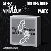 ATEEZ GOLDEN HOUR : Part.6 - 15th Mini Album - EARPHONE CHARM Ver. (Pre-Order)