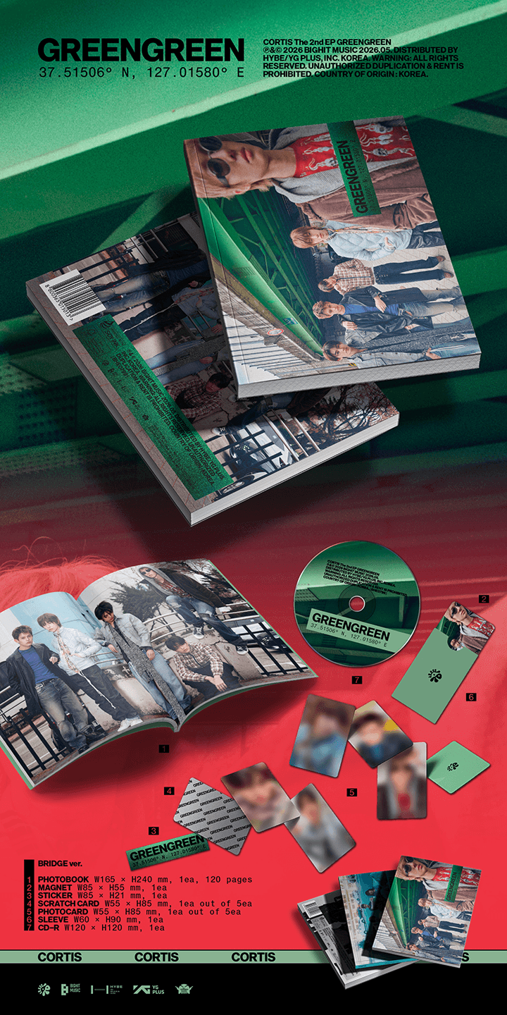 CORTIS 2ND EP [GREENGREEN] + STUDIO CHOOM