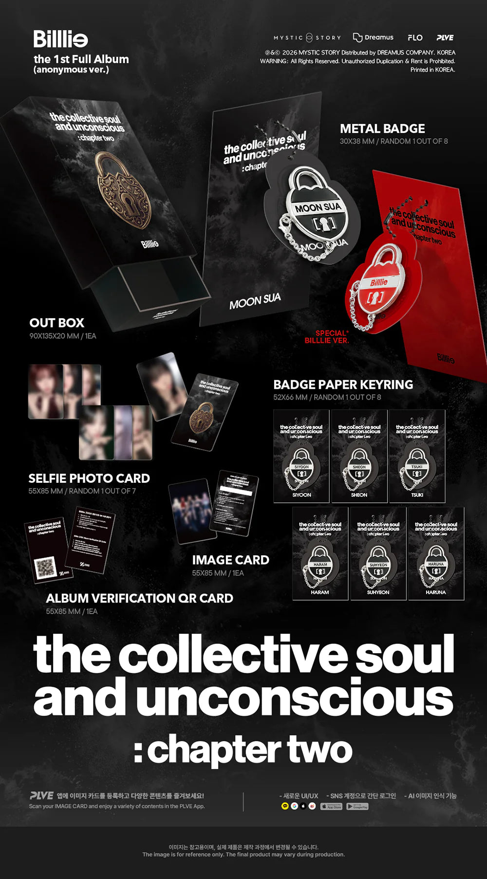 BILLLIE 1ST ALBUM [THE COLLECTIVE SOUL AND UNCONSCIOUS: CHAPTER TWO] ANONYMOUS VER.