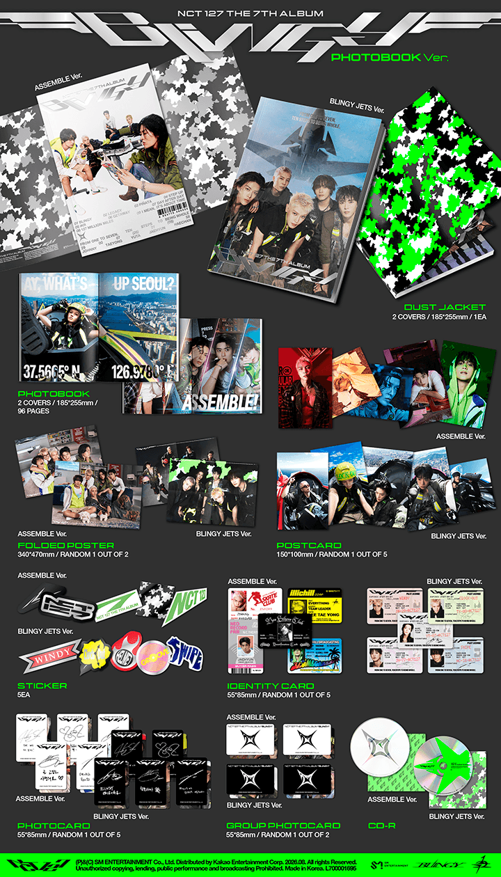 NCT127 7TH ALBUM [BLINGY] PHOTOBOOK VER.