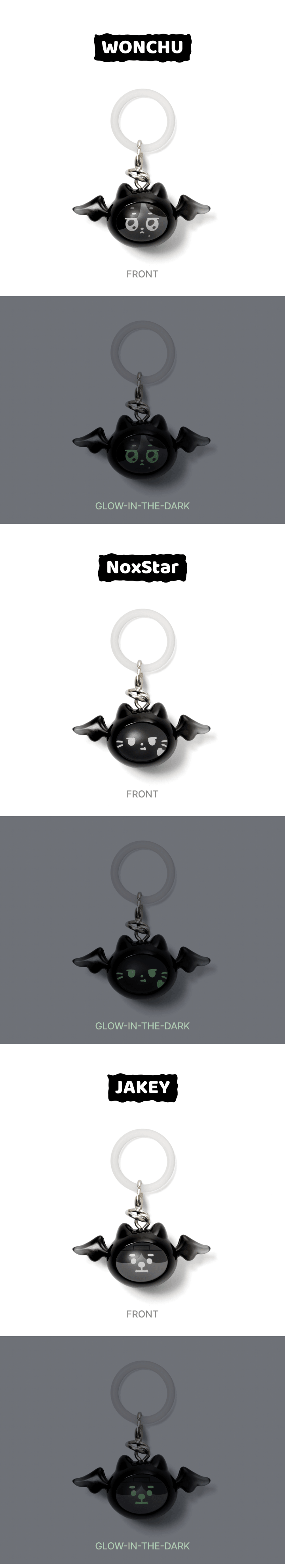 ENHYPEN Spooky Enchin Lucky Draw Mini Keyring (Pre-Order)
