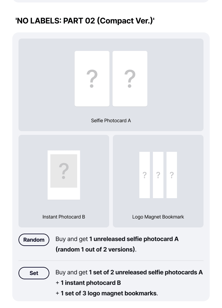 TXT YEONJUN [NO LABELS: PART 02] COMPACT VER.