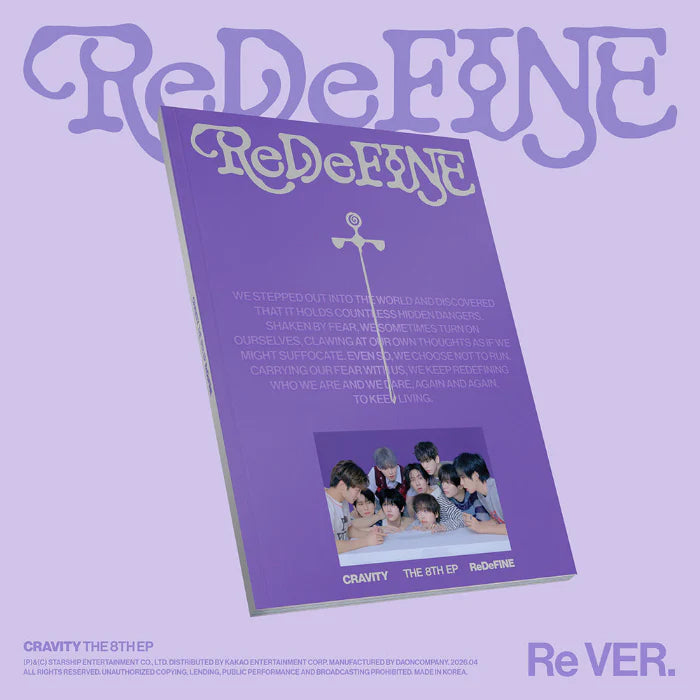 CRAVITY 8TH EP [ReDeFINE] RE VER.